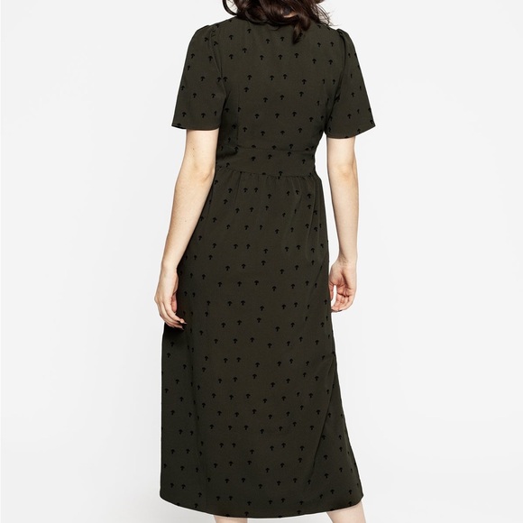 Disturbia Chanterelle Velour V-Neck Midaxi Dress – US 4 - Picture 3 of 5